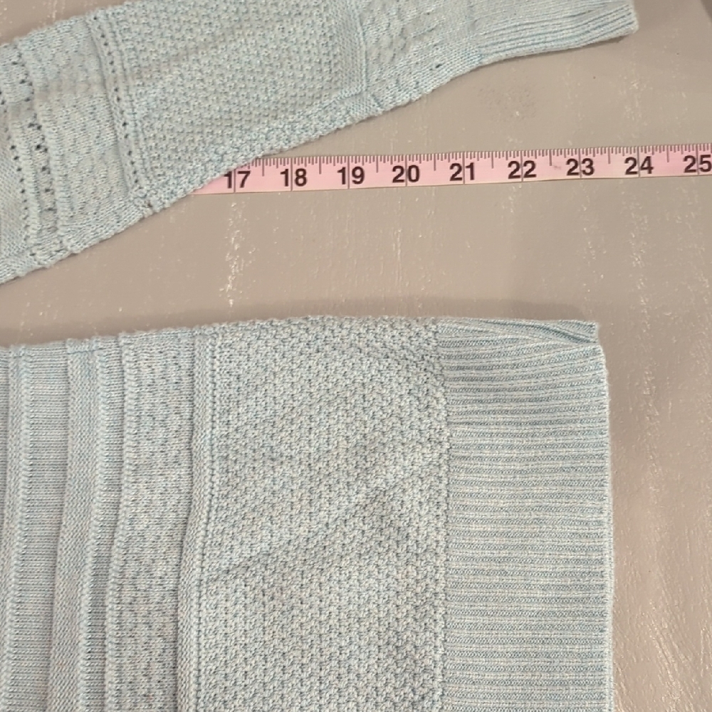 LOFT Soft Sky Blue Crew Neck Sweater‎ image 7